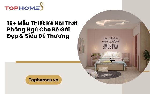 thiết kế nội thất phòng ngủ cho bé gái